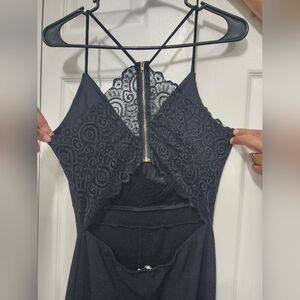 Charlotte Russe Black Jumpsuit